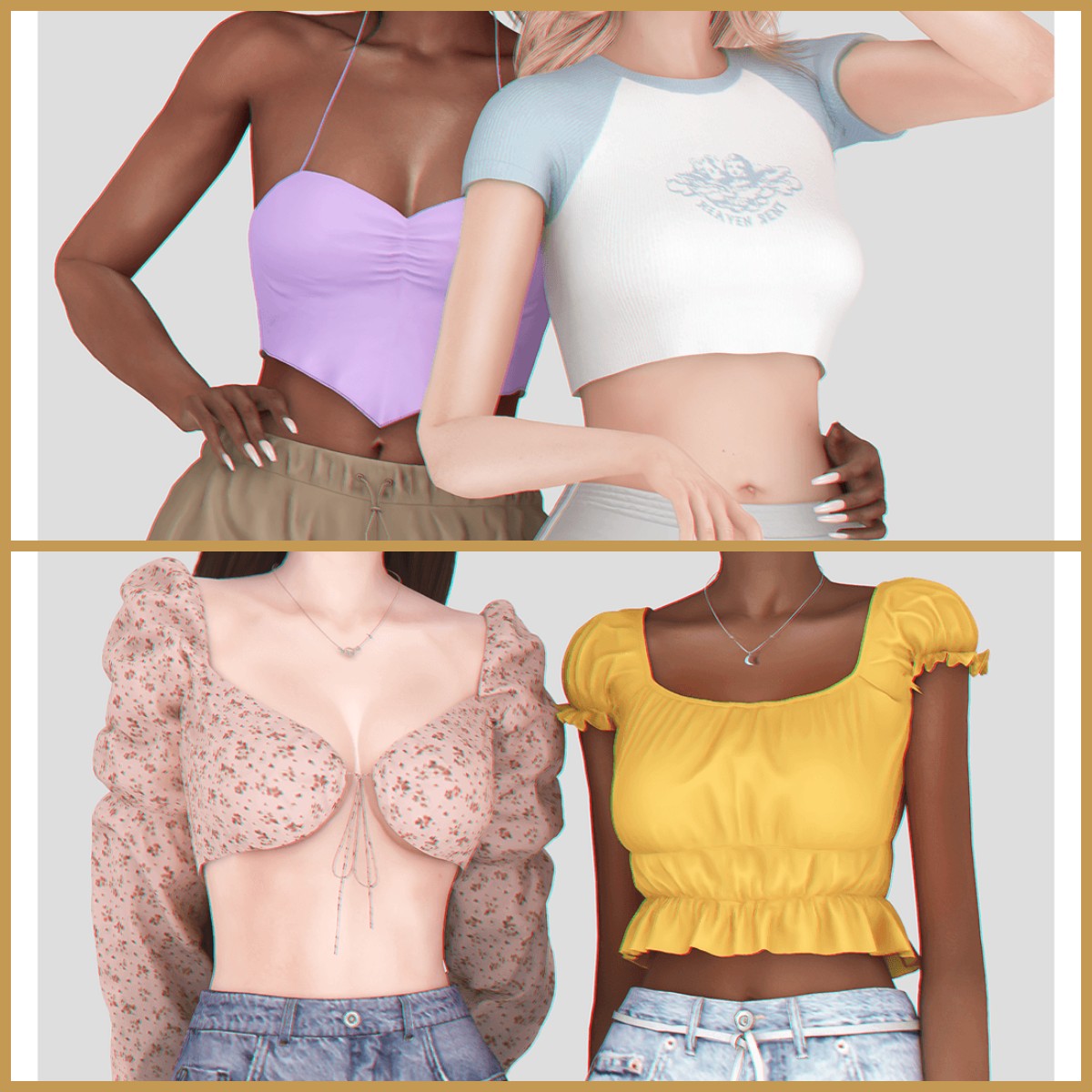 Коллекция топов Spring Tops Collection